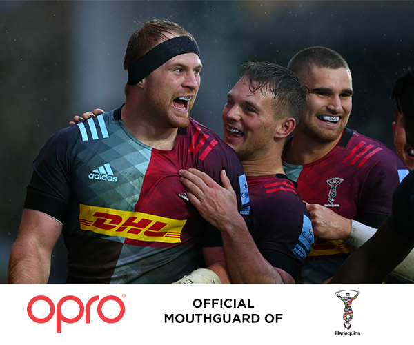 OPRO Renews as Official Mouthguard of Harlequins